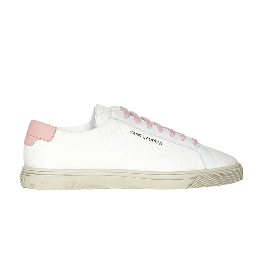 Низкие кроссовки Saint Laurent Wmns Andy Low, белый
