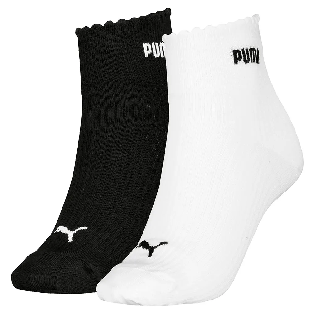 

Носки 2 шт Puma Scallop Edge Quarter, белый