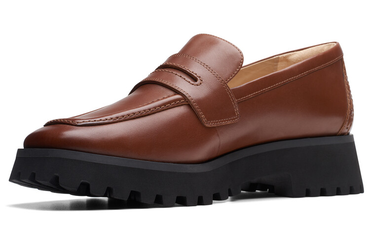 Женская повседневная обувь Trendy Series, женские низкие темно-коричневые туфли Clarks — фото 2