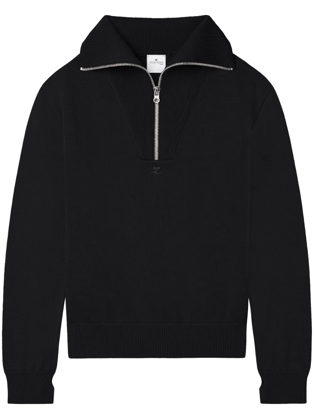 

Шерстяной свитер Courrèges, черный