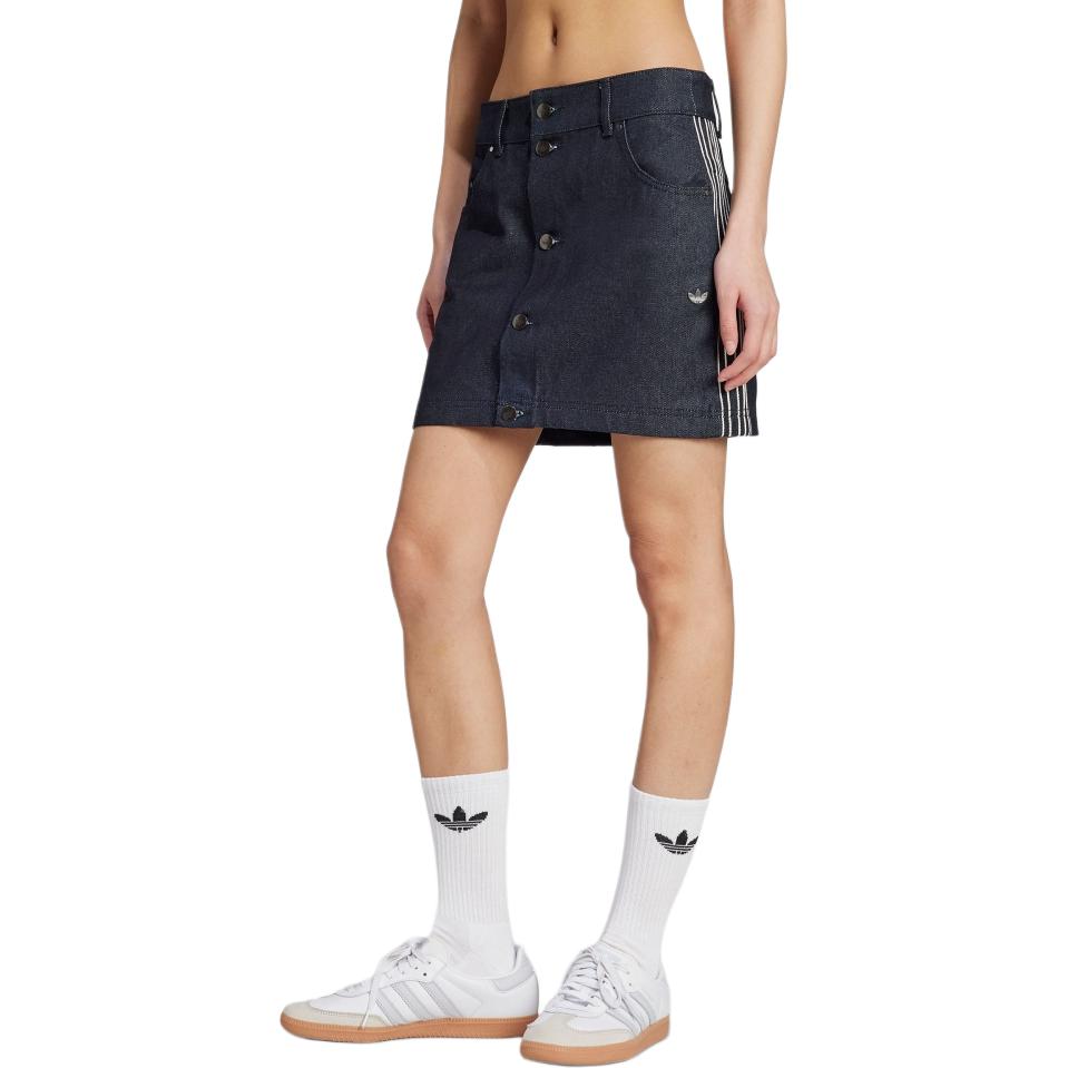 Мини-юбка Adidas Denim Adidas Originals, индиго — фото 3