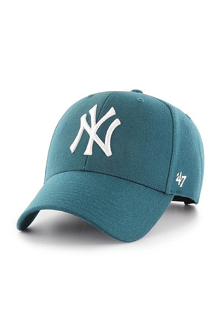 

Кепка 47 бренда MLB New York Yankees 47 Brand, бирюзовый