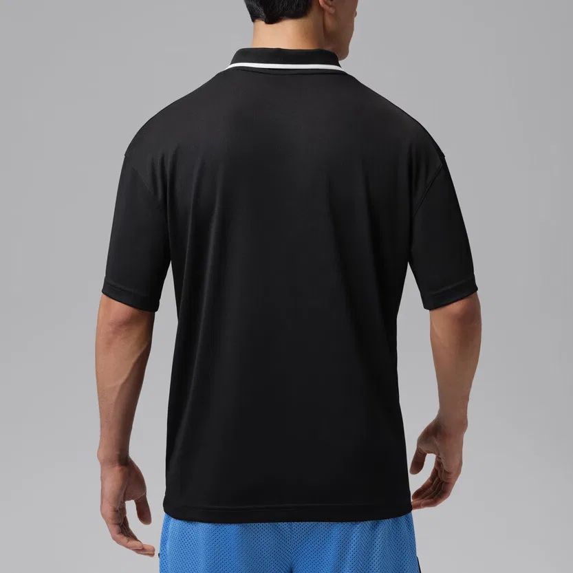 Футболка мужская Black V Neck Moderate Jordan — фото 4