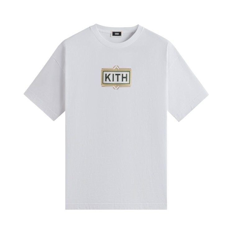 

Футболка Kith Ornate Classic Logo 'White', белый