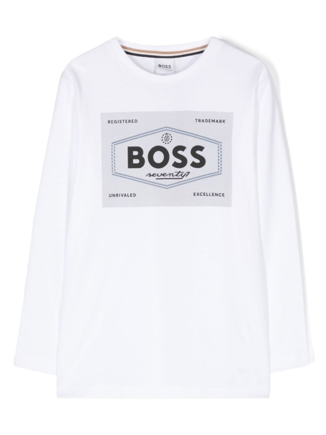 

BOSS Kidswear футболка с логотипом, белый