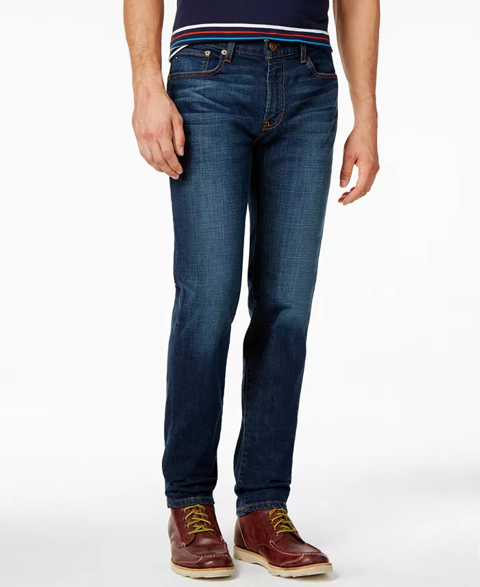 

Tommy Hilfiger Мужские Узкие Джинсы с Эластаном, синий