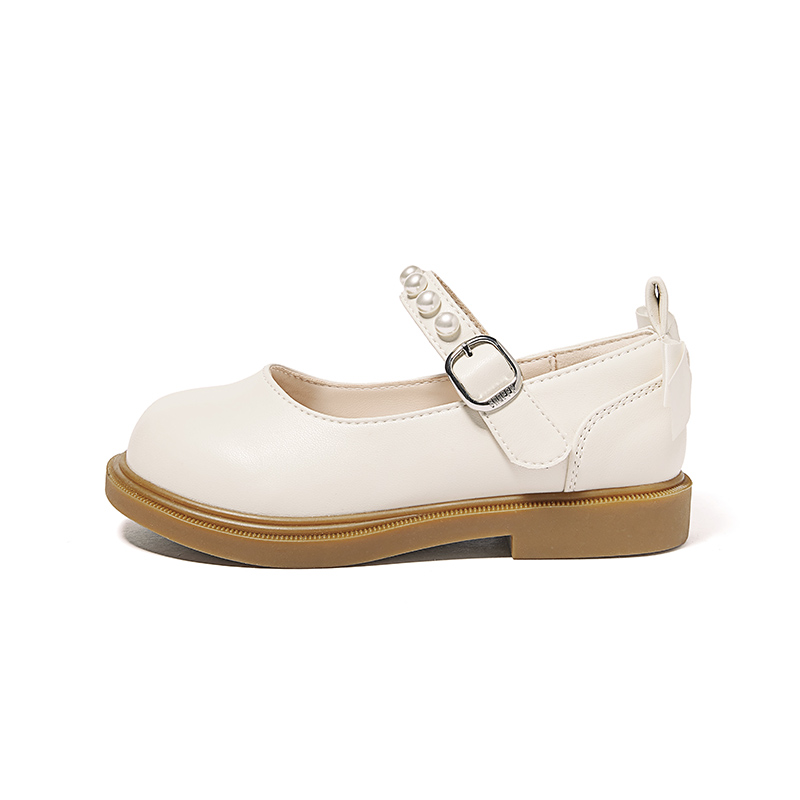 

Детские кожаные туфли Balance Low-Top с противоскользящим покрытием для детей Snoffy, кремовый/белый