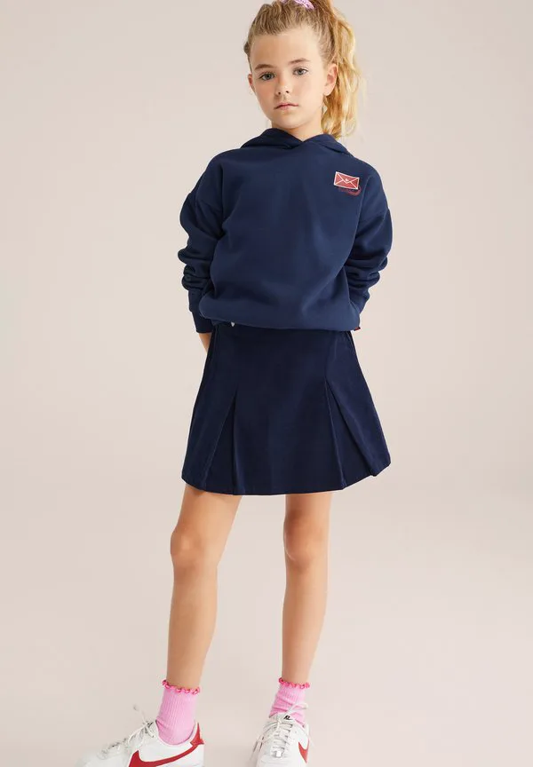 Плиссированная юбка We Fashion, Dark Blue — фото 3