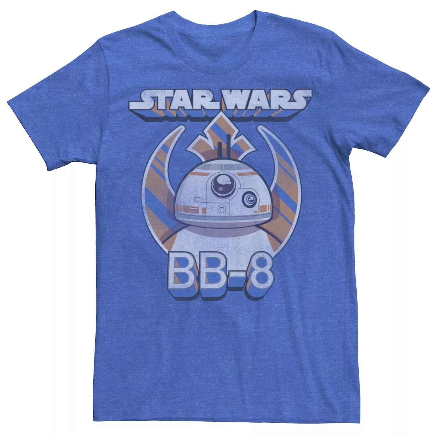 

Мужская футболка с логотипом и полосками BB-8 Rebel Star Wars