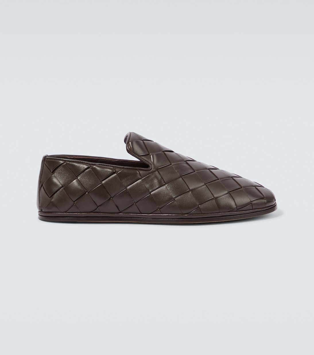 

Воскресные слипоны Intrecciato из кожи Bottega Veneta, Fondant