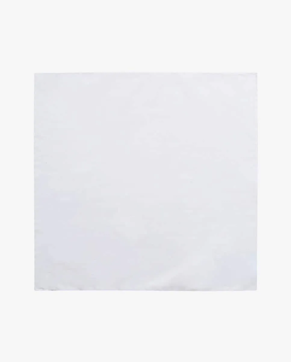 

Мужской носовой платок из гладкого белого хлопка Scalpers, белый