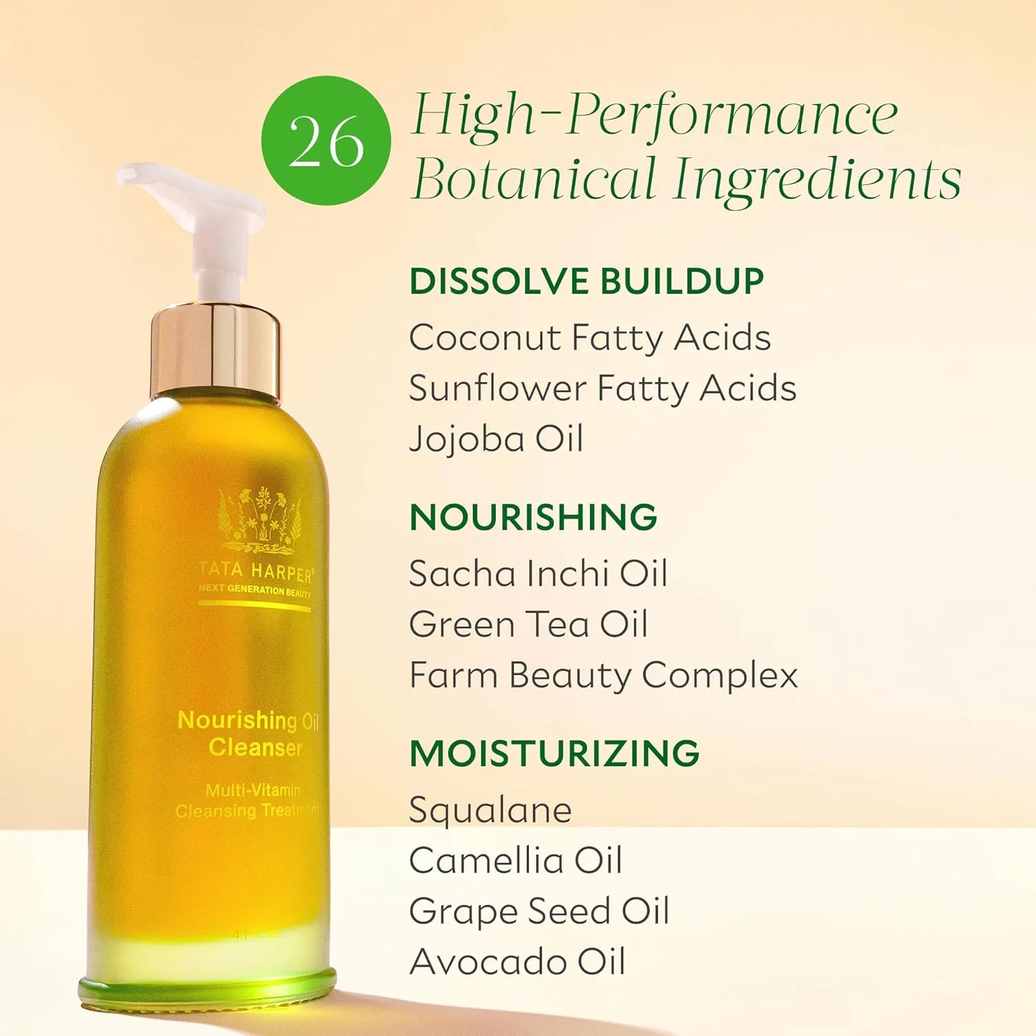 Очищающее масло Tata Harper Nourishing Oil Cleanser, мягкое средство для снятия макияжа, очищающее масло, натуральный уход за кожей. Набор ритуалов снятия макияжа, Off White — фото 3
