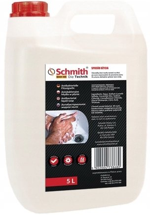 

SCHMITH УВЛАЖНЯЮЩЕЕ ЖИДКОЕ МЫЛО АНТИБАКТЕРИАЛЬНОЕ ПРОТИВОЛЕРГИЧЕСКОЕ 5 Л