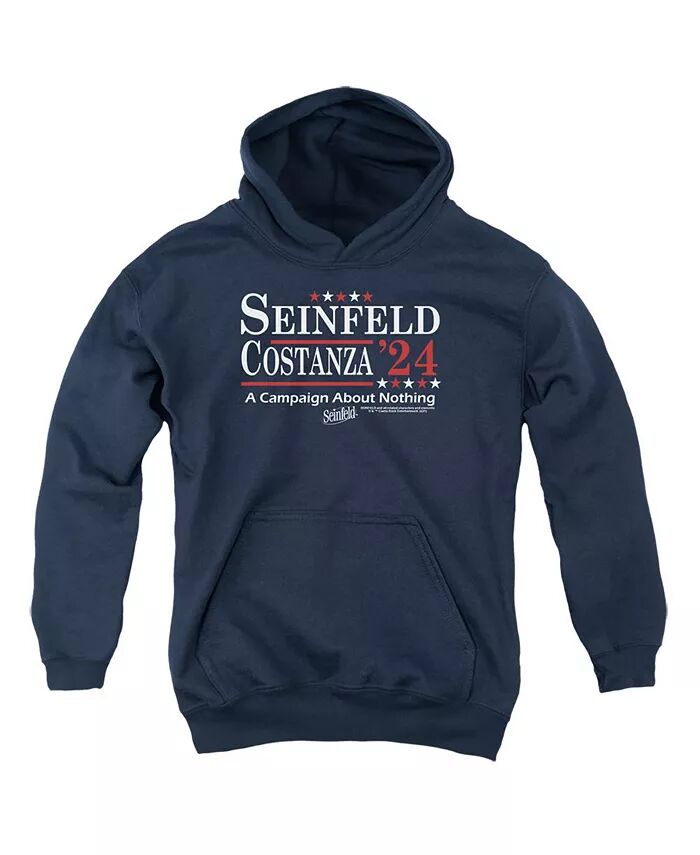 

Футболка/футболка с капюшоном для мальчиков Youth Election/толстовка с капюшоном Seinfeld, синий