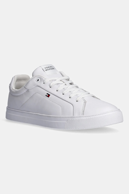 

Кожаные кроссовки Icon Court Lth Flag Ess Tommy Hilfiger, белый