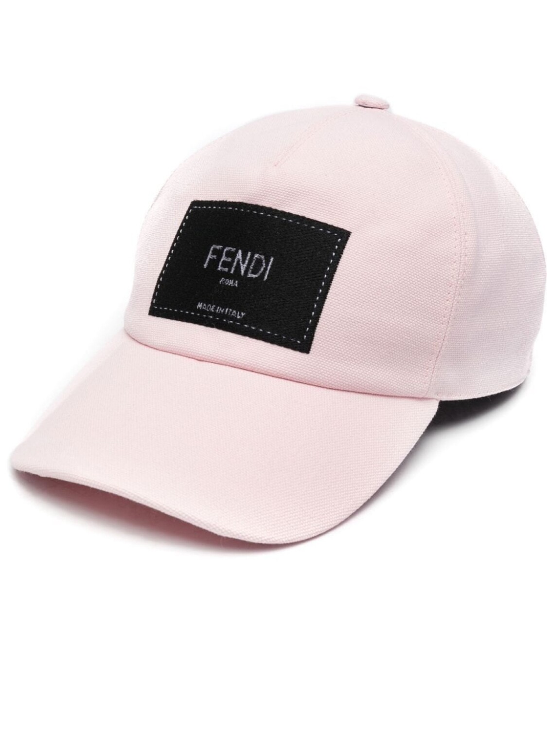 

FENDI бейсболка с нашивкой-логотипом, розовый