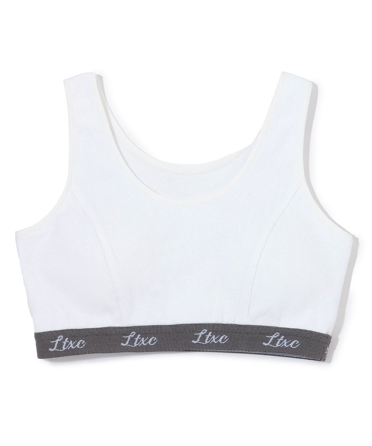 Полумайка в стиле танка Lovetoxic, Off white