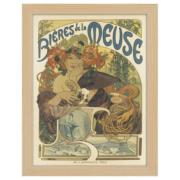 

Рамка для фотографий LegendArte Poster Bières de la Meuse цвет eiche dekor