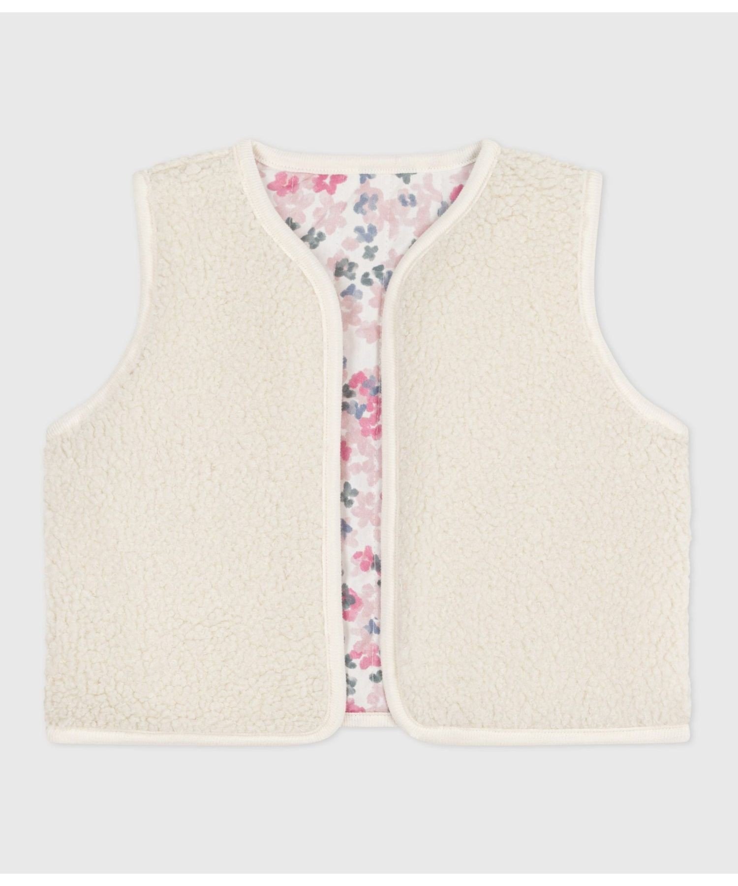 Жилет Лучший Petit Bateau, Off-white/Multicolor — фото 2