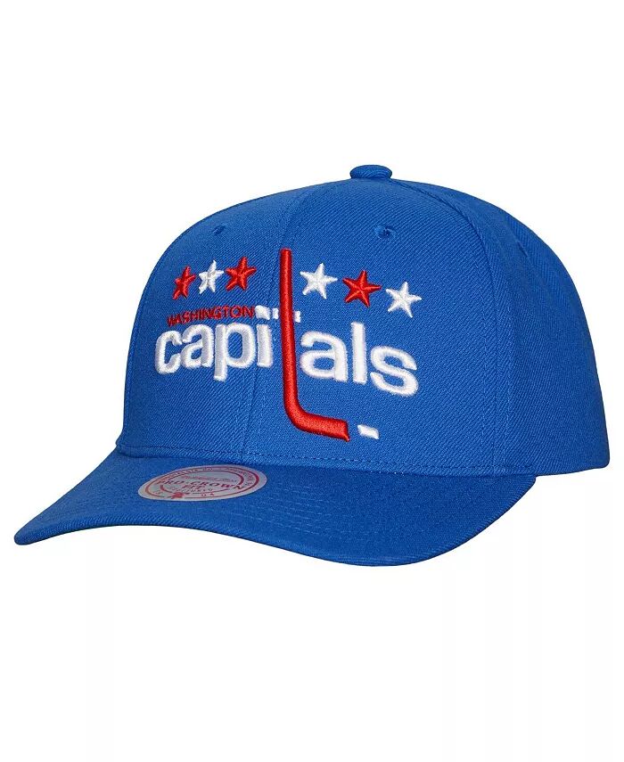 

Мужская синяя шапка Washington Capitals Team Ground Pro Adjustable Mitchell & Ness