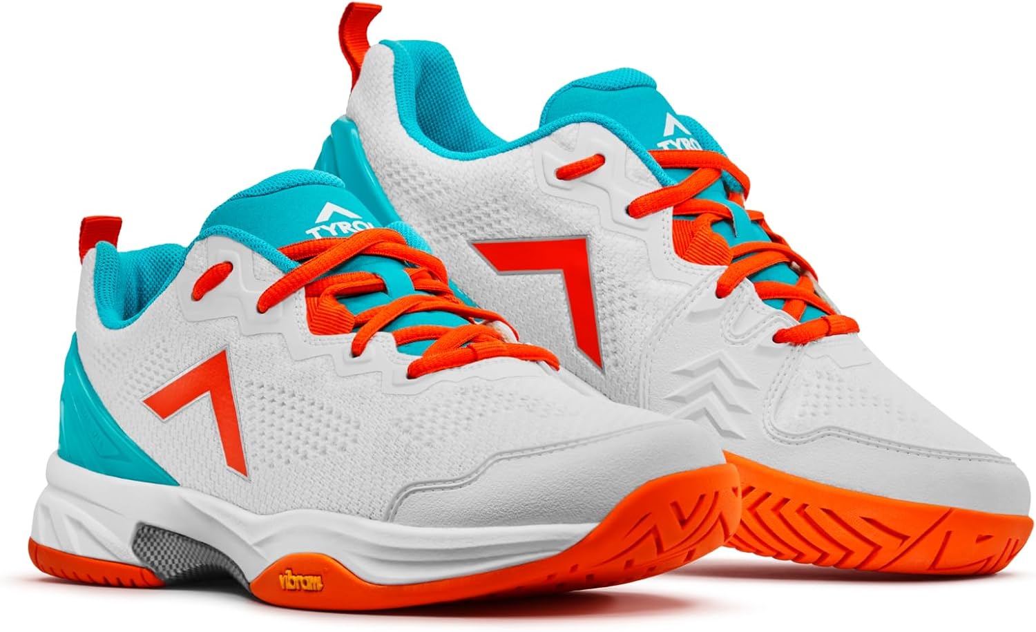 Кроссовки Men's Velocity V - Tyrol Pickleball Tyrol Pickleball United States, белый/оранжевый — фото 4