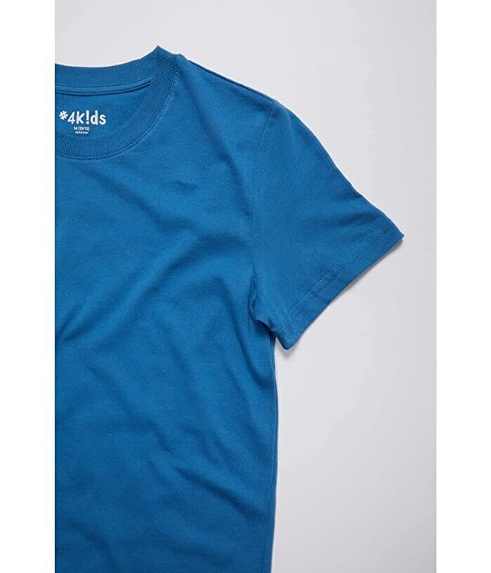 Детская футболка #4kids Essential T-Shirt Deep Water, 100% хлопок, короткий рукав, JDM991, синий — фото 2
