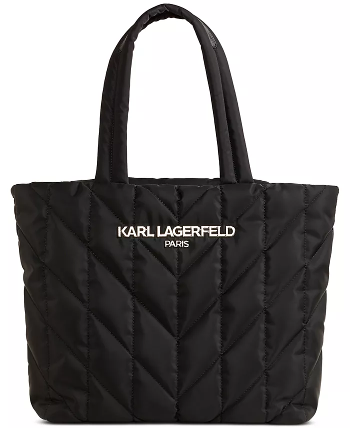 

Большая сумка-тоут Voyage KARL LAGERFELD PARIS, черный