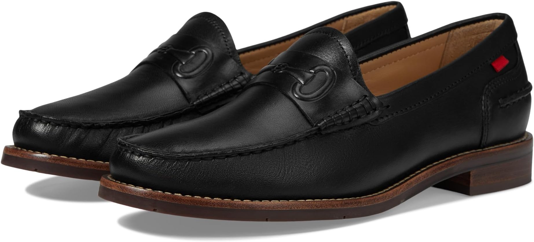 Лоферы Marc Joseph New York Academy Park, цвет Black Brushed Napa