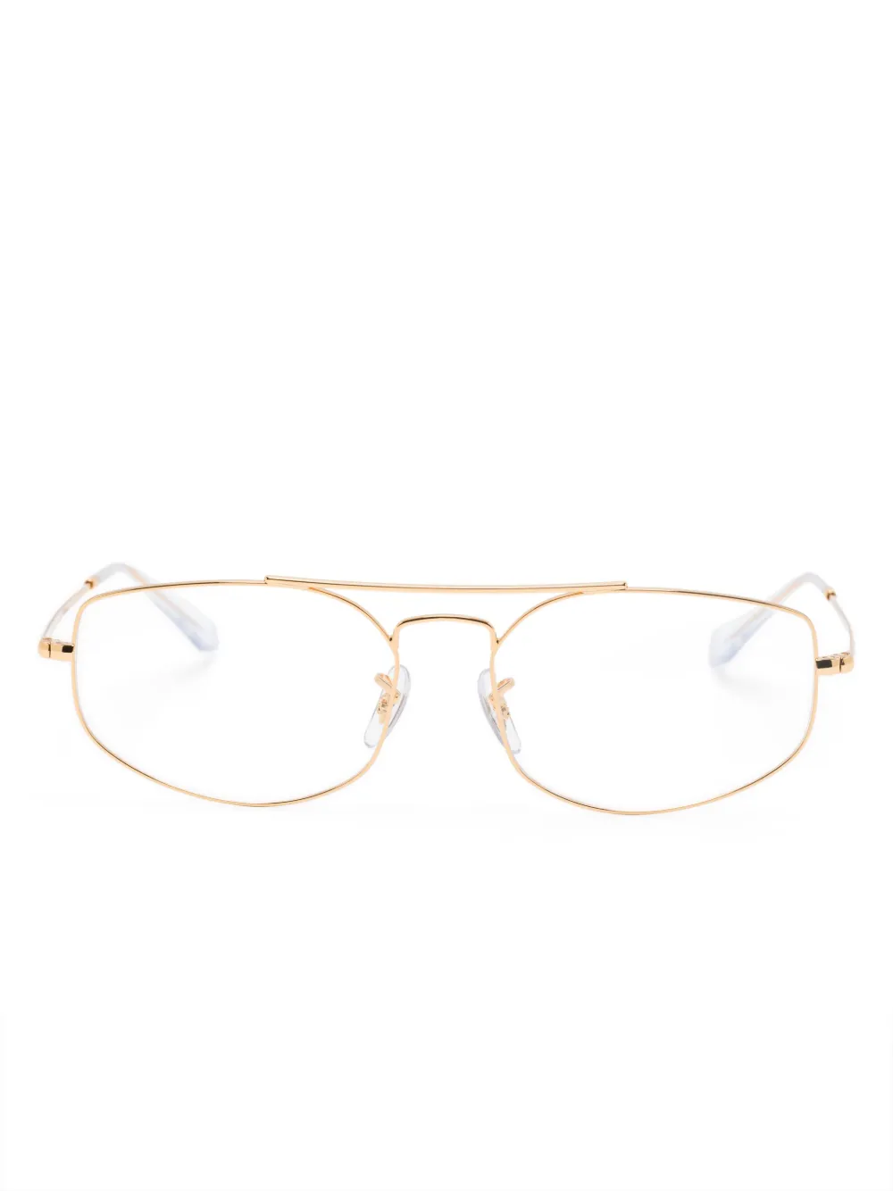 

Очки в квадратной оправе Ray-Ban, золотистый