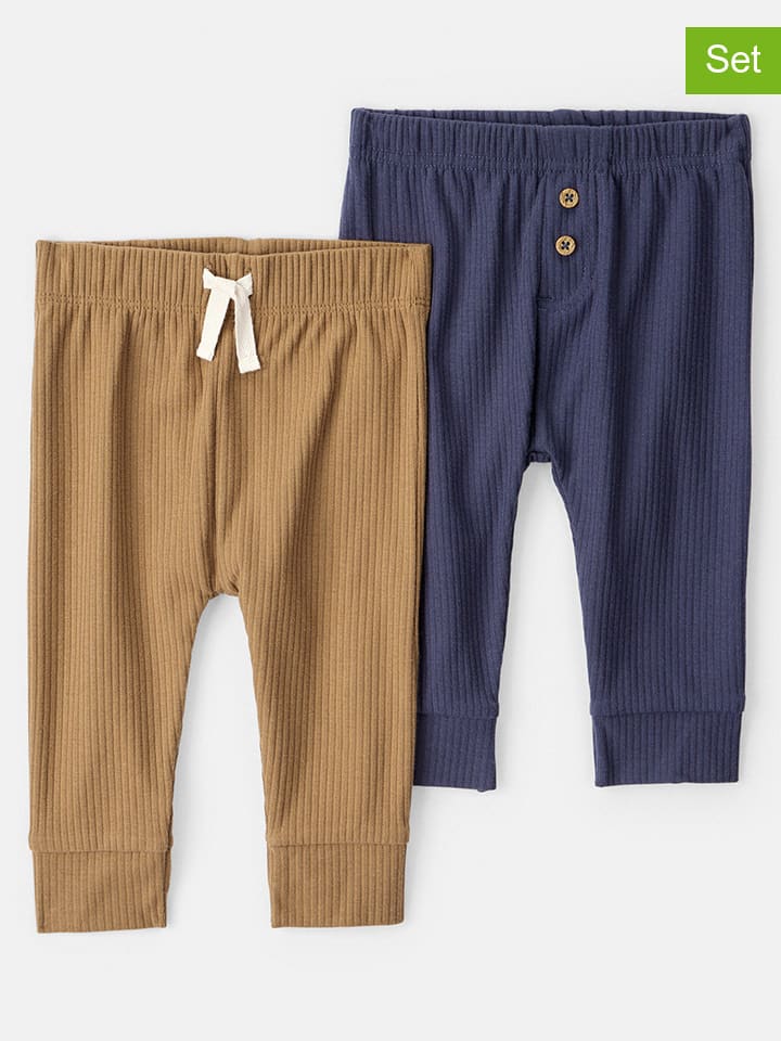 

Carter's Комплект из 2 штук: спортивные штаны темно-синего/светло-коричневого цвета