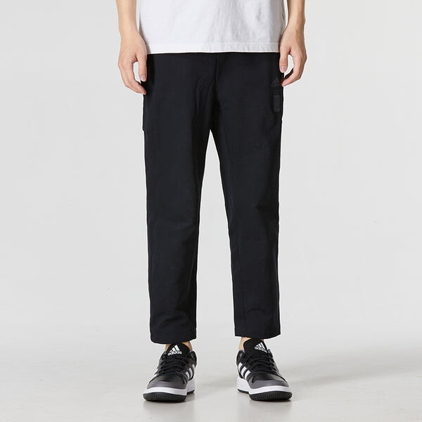 Спортивные штаны Men's adidas Wj 2.0 Wv Pnt Casual Straight Woven Solid Color Sports Pants/Trousers/Joggers Black, черный — фото 3