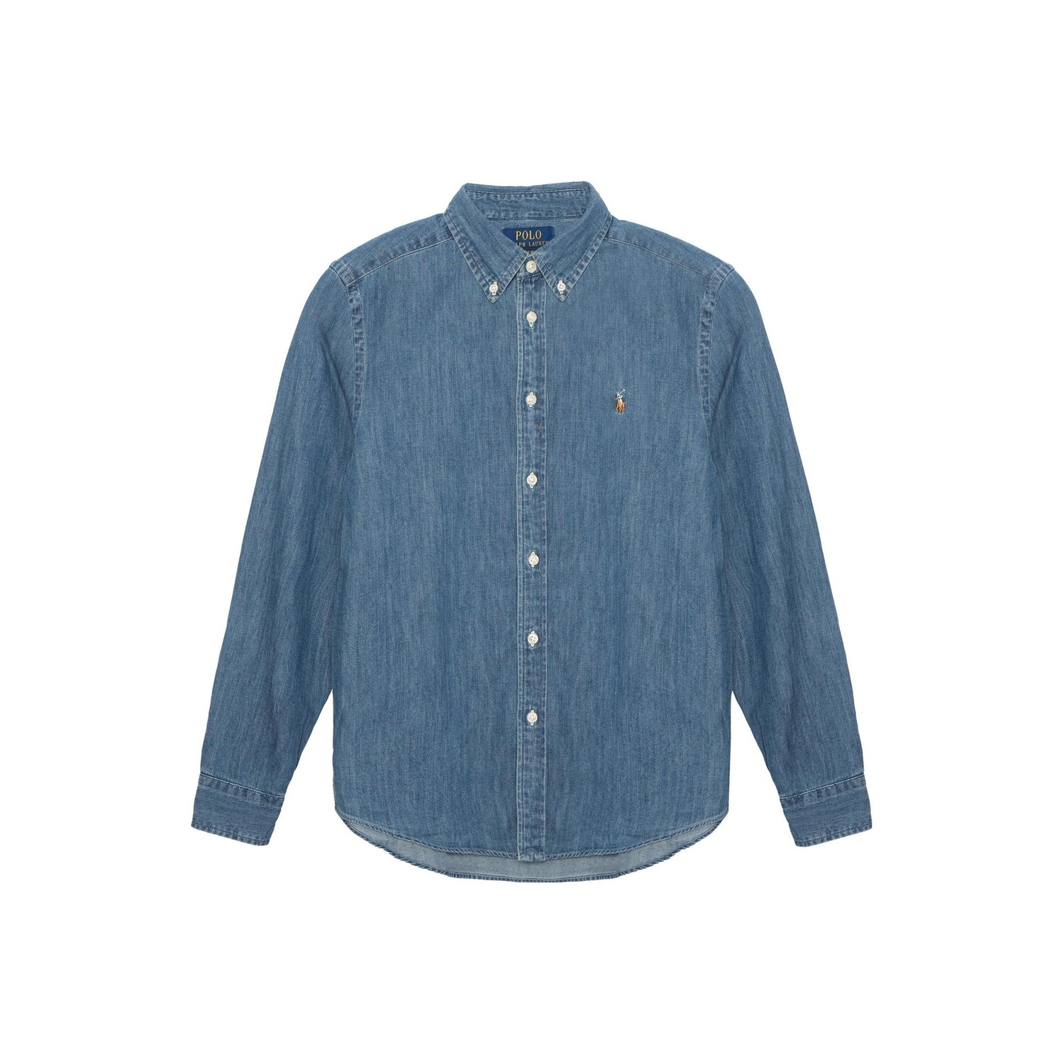 

Polo Ralph Lauren Однотонная рубашка весна осень Kids' Blue