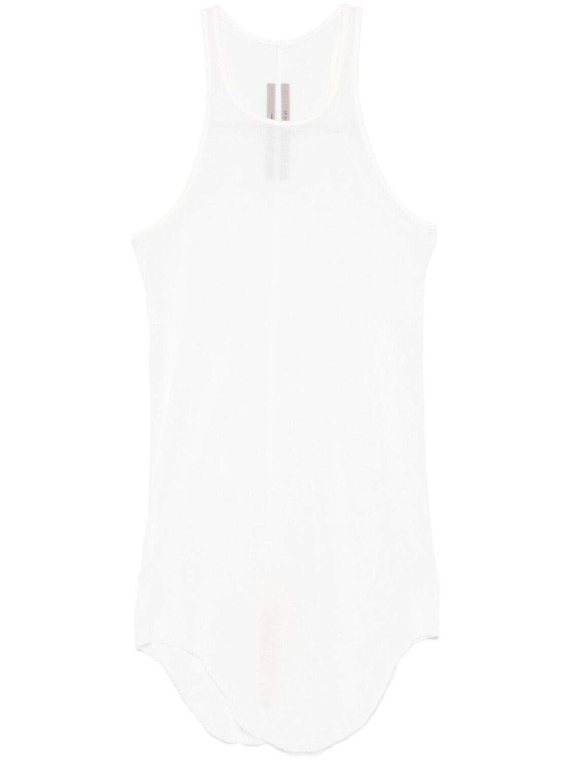 

Ребристая майка Rick Owens, белый