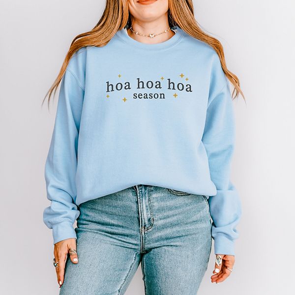 

Графический свитшот с вышивкой Hoa Hoa Hoa Season Simply Sage Market, Light Blue, Зеленый, Графический свитшот с вышивкой Hoa Hoa Hoa Season Simply Sage Market, Light Blue