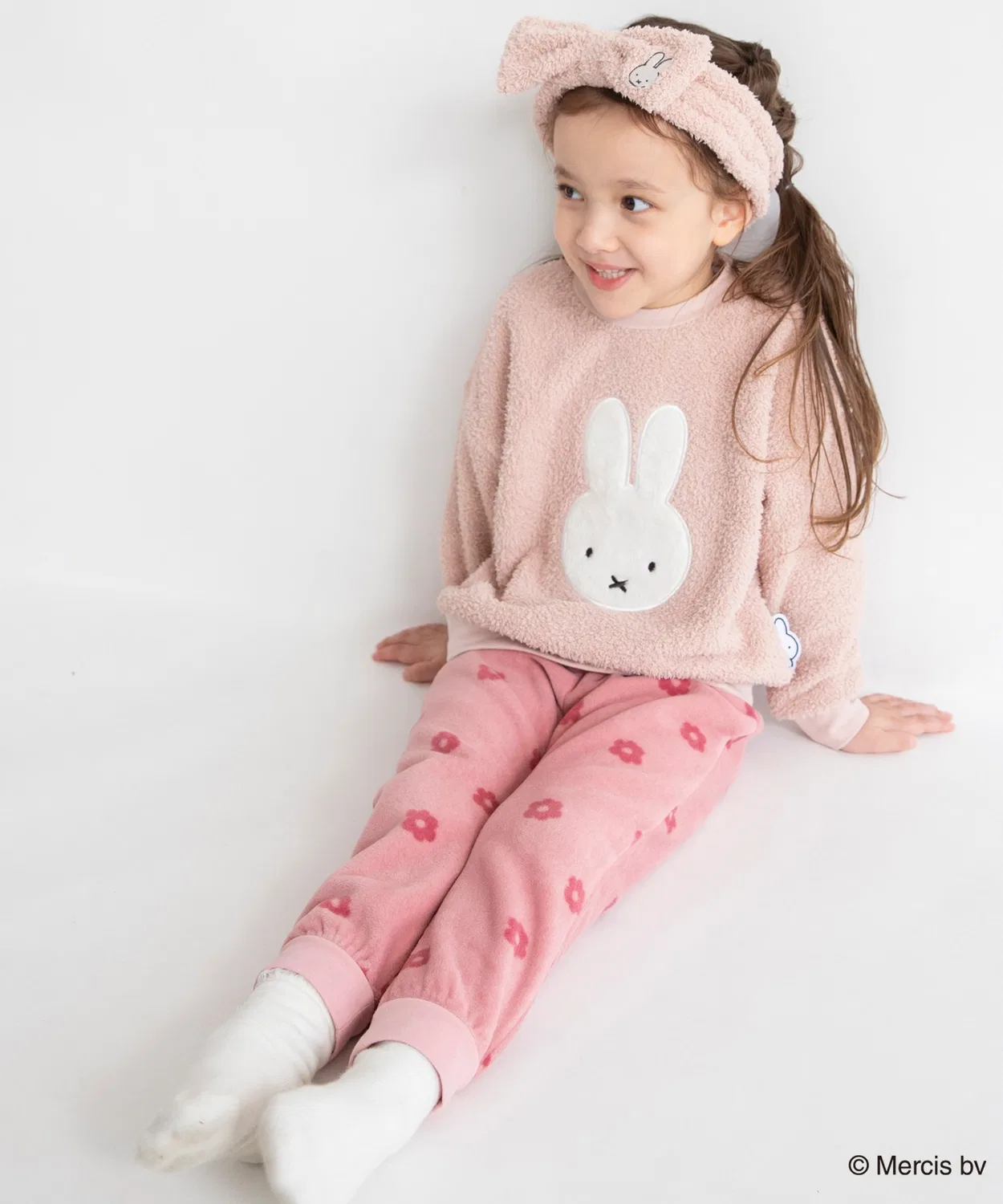 Домашний костюм Miffy из мягкого трикотажа розовый