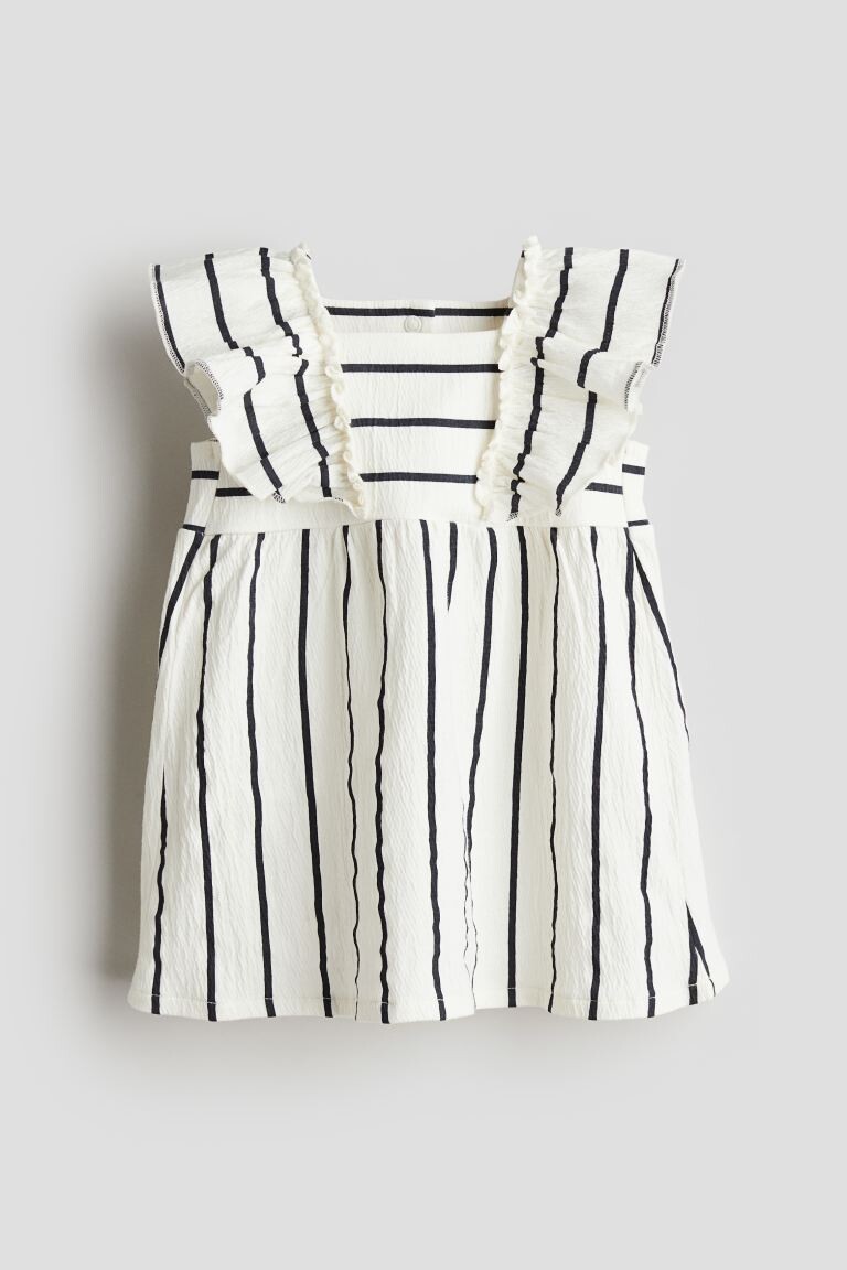 

Платье из джерси со структурой H&M, белый