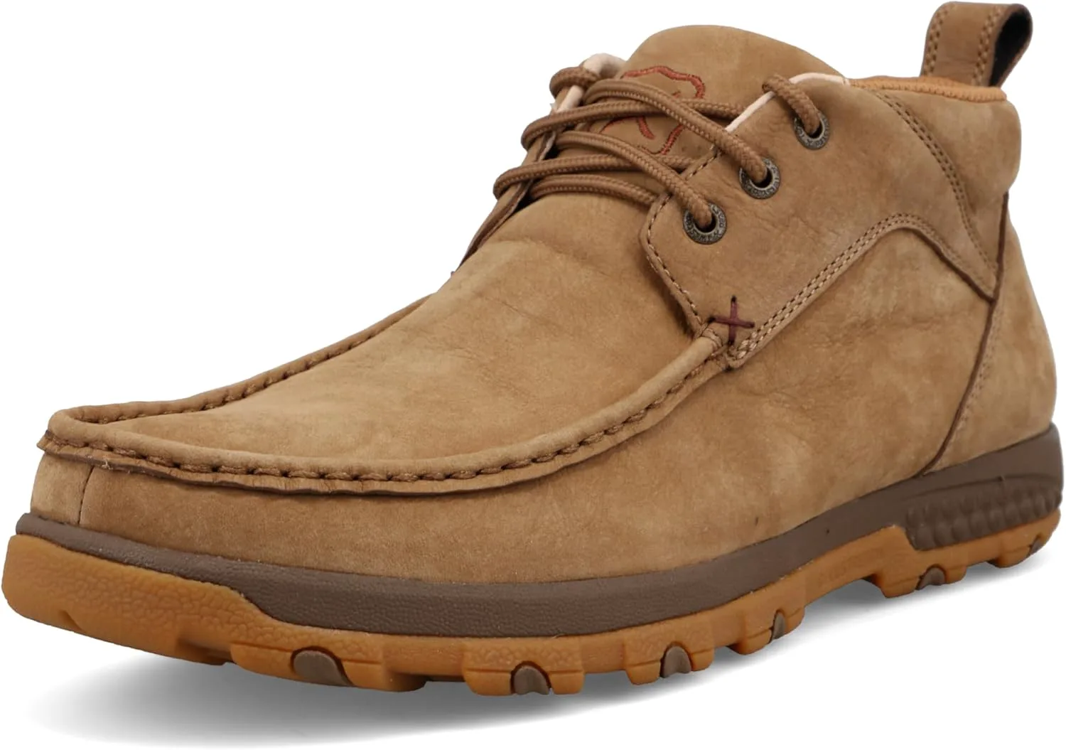 Мужские мокасины для вождения Twisted X Chukka, коричневый — фото 3