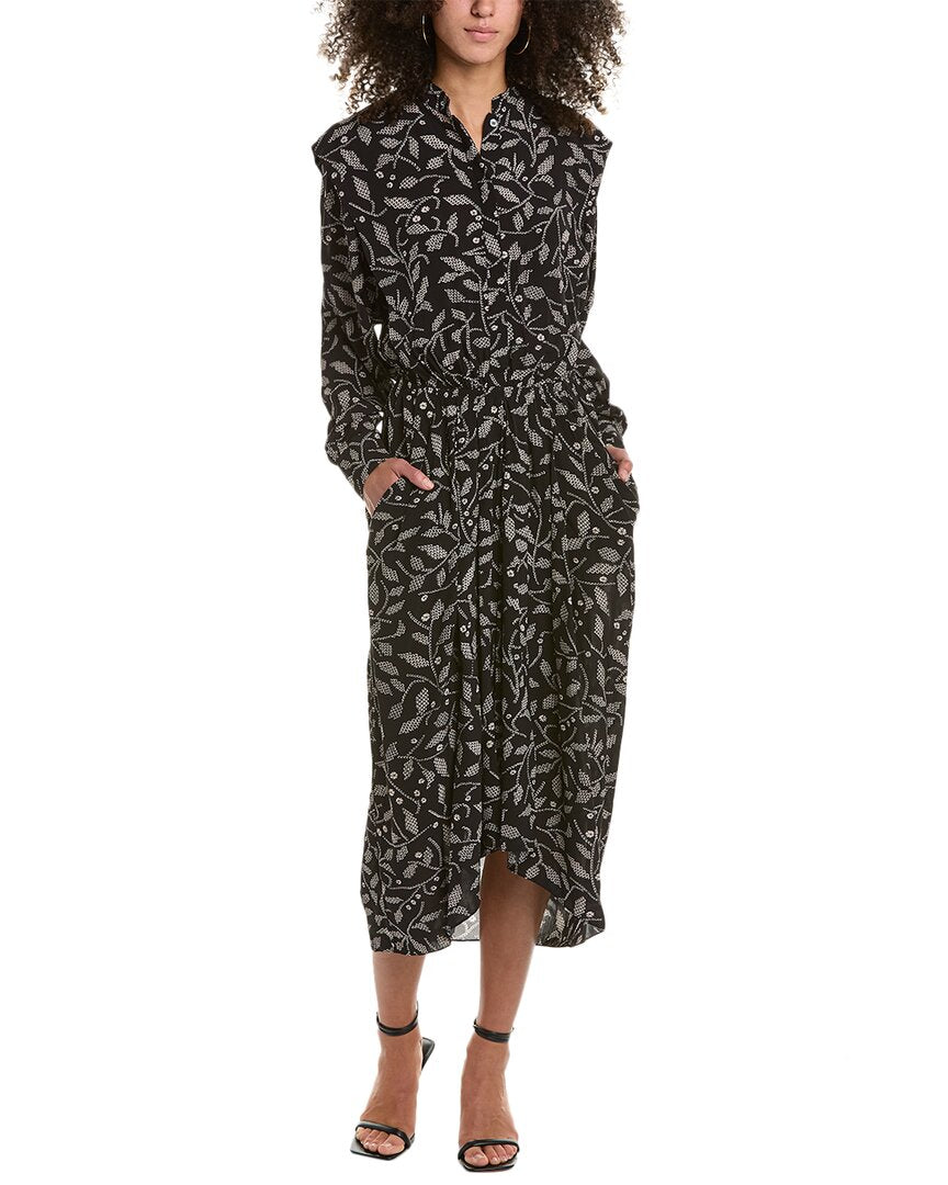 

Платье миди Isabel Marant Étoile Okley, черный