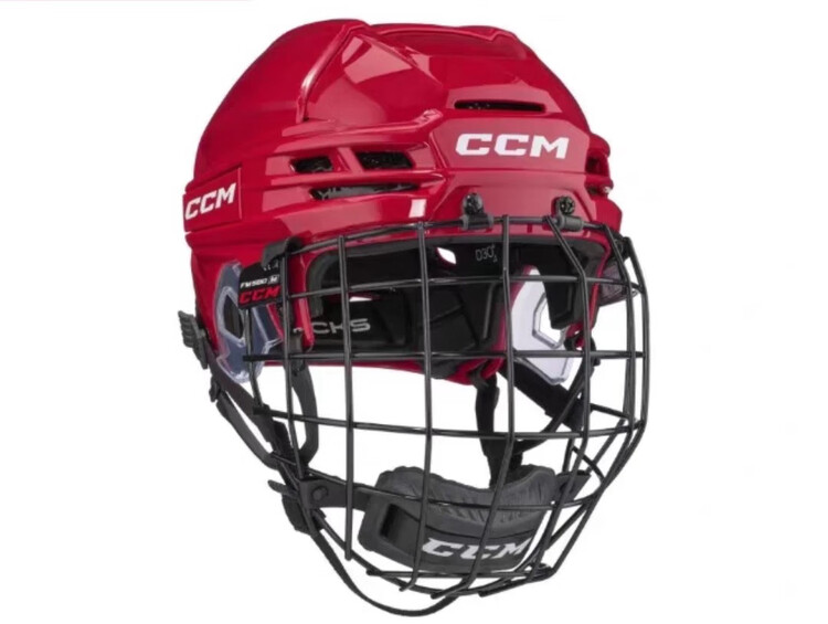 

CCM Новый хоккейный шлем TACKS 720 для детей, подростков и взрослых, красный, размер L