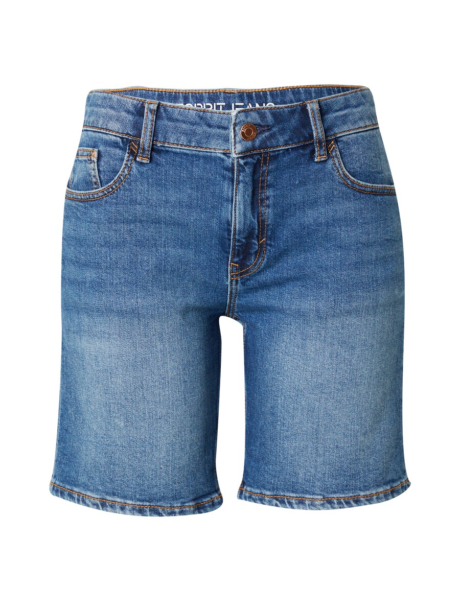 

Джинсовые шорты ESPRIT Regular Jeans, синий деним