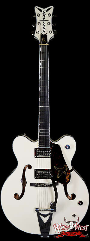 

Электрогитара Gretsch G6636T-RF Richard Fortus Signature Falcon Center Block with String-Thru Bigsby Ebony Fingerboard Vintage White