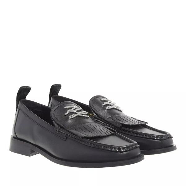 

Лоферы mokassino ii brooch kiltie loafer black Karl Lagerfeld, черный