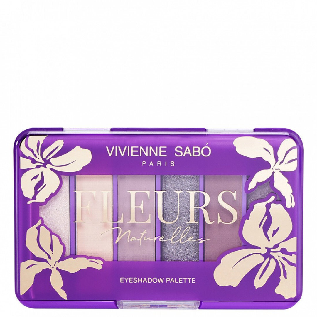 

Vivienne Sabó, Палетка теней Fleurs Naturelles №03 Iris (5 G)