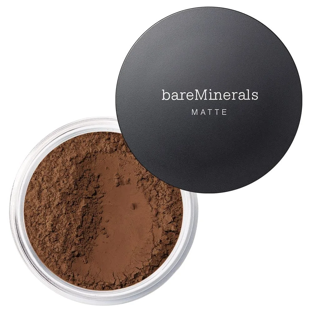 bareMinerals Original Matte Loose Powder Foundation SPF 15, минеральная пудра для лица, покрытие от легкого до полного, матирует, без талька, некомедогенная + Mineral Veil Natural Matte Setting Spray — фото 2