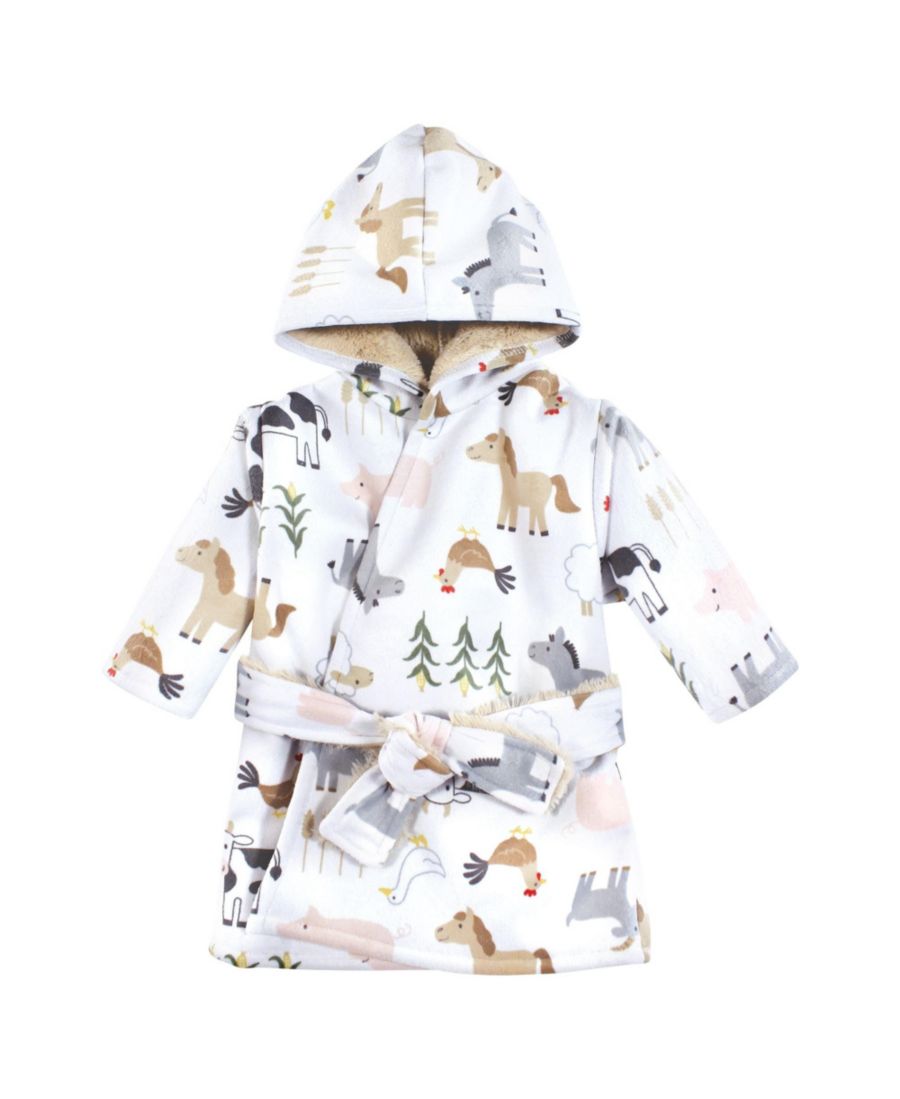 

Ультрамягкий халат-накидка для отдыха у бассейна и на пляже, имитирующий мех норки, с уютной внутренней отделкой из искусственного меха Hudson Baby, Cute farm