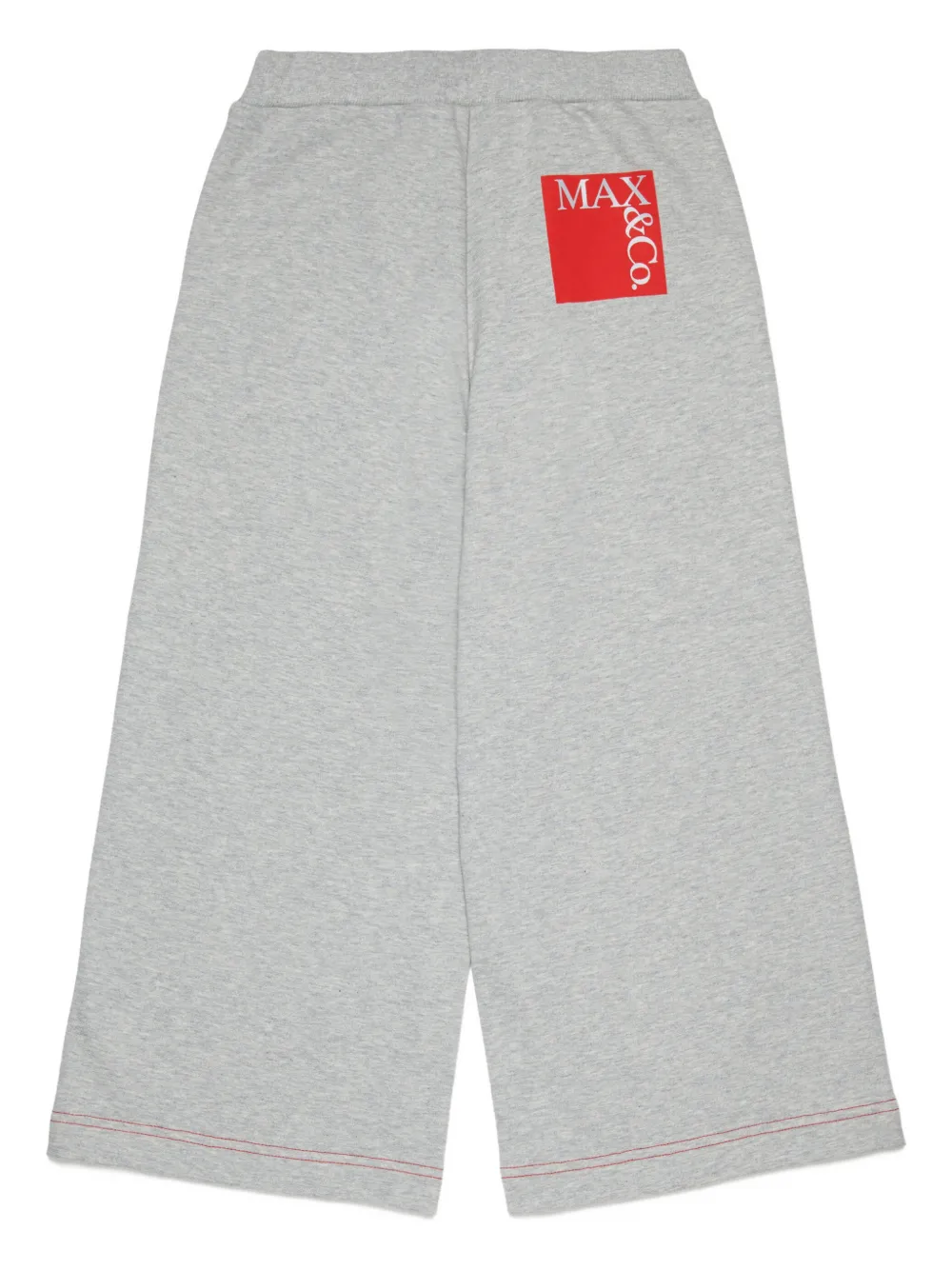 Спортивные брюки с контрастной строчкой Max&Co. Kids, серый — фото 2