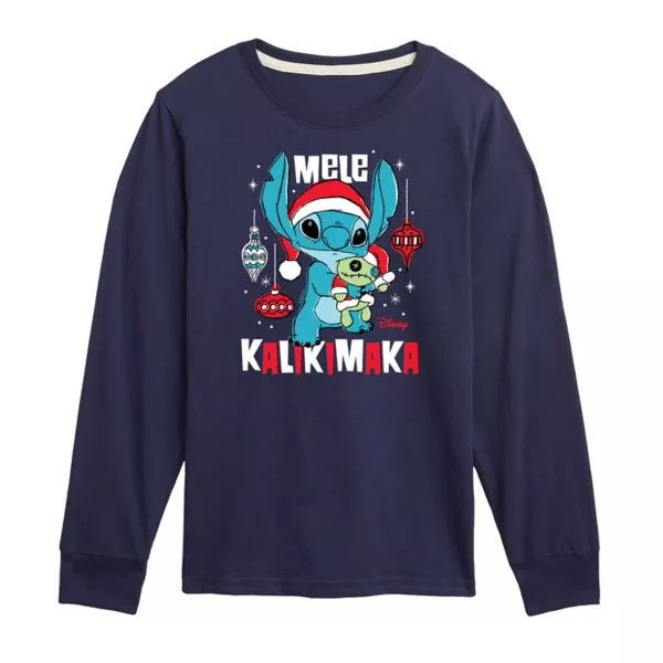 

Футболка Lilo & Stitch Mele Kalikimaka Disney, синий