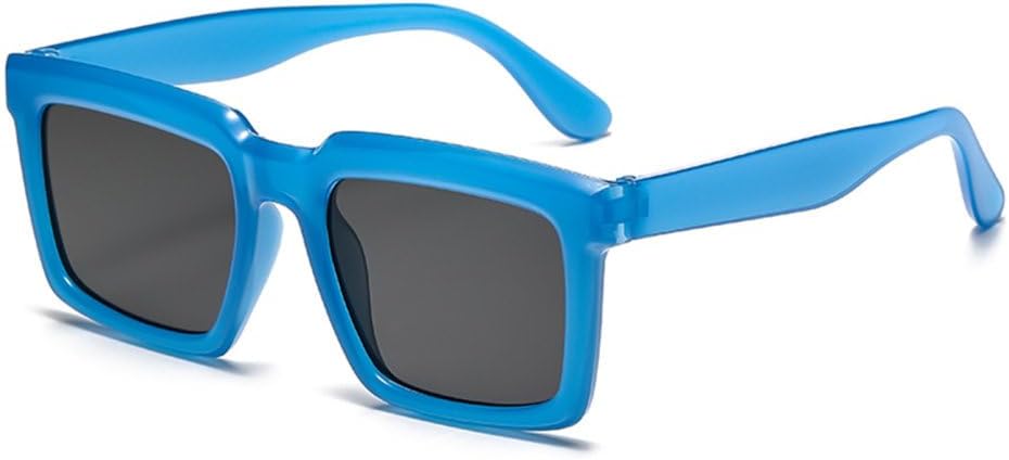 

Солнцезащитные очки прямоугольной формы для женщин, модные солнцезащитные очки в винтажном стиле для мужчин, солнцезащитные очки для женщин с защитой от УФ-излучения UV400 MTZJH, Blue