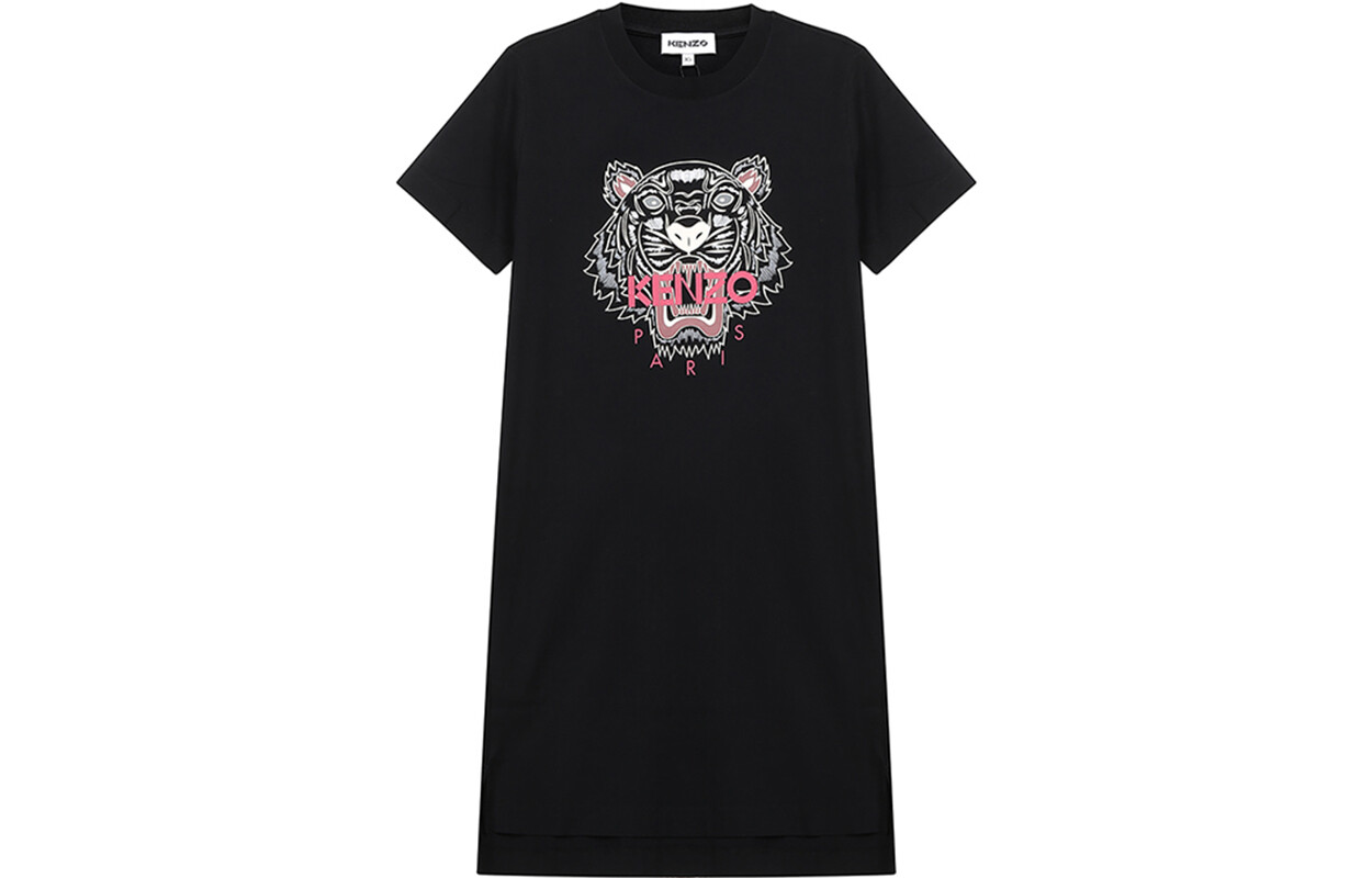 

Платье Kenzo с короткими рукавами, черный