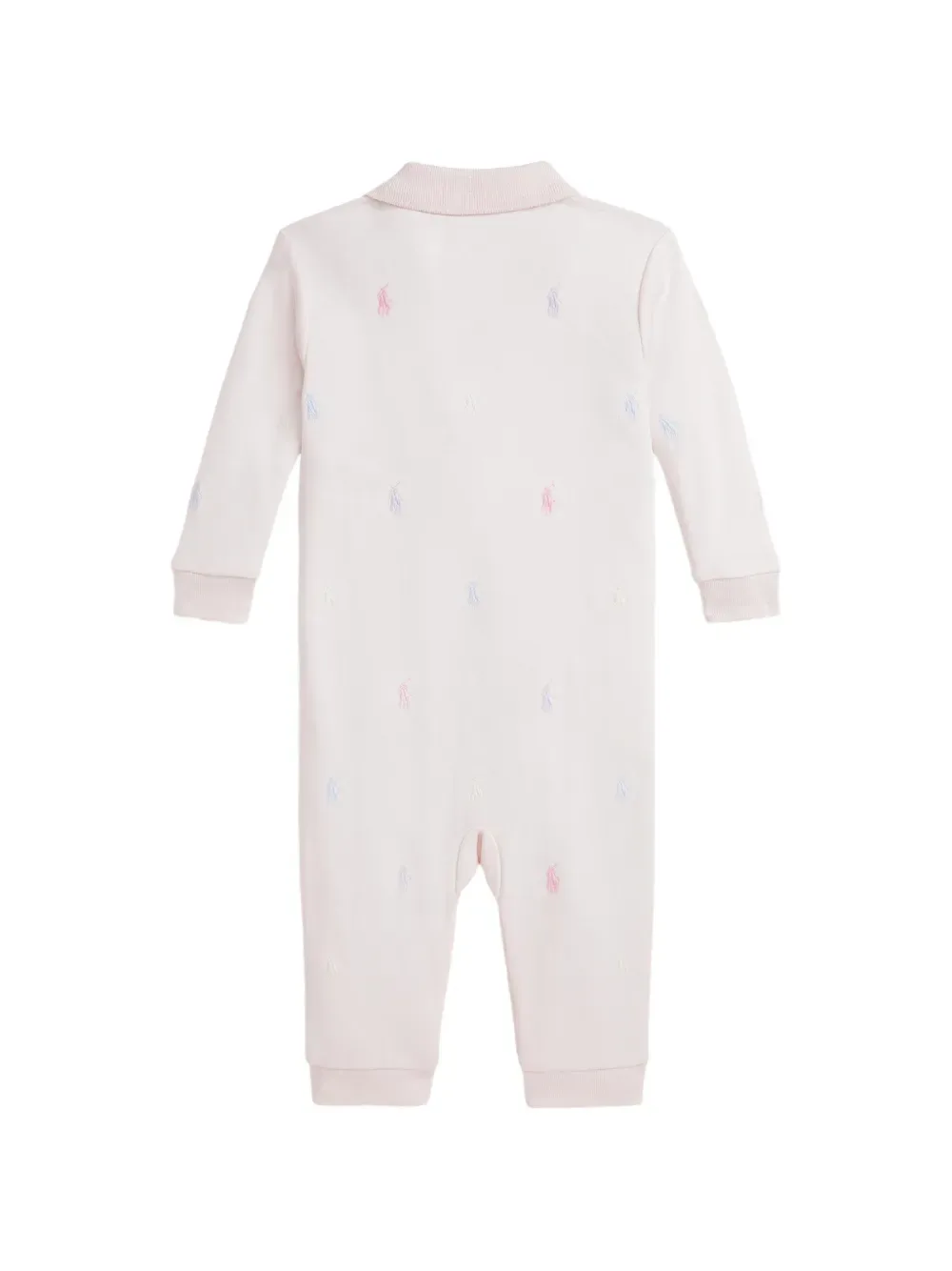 Комбинезон с вышивкой Polo Pony POLO RALPH LAUREN KIDS, розовый — фото 2